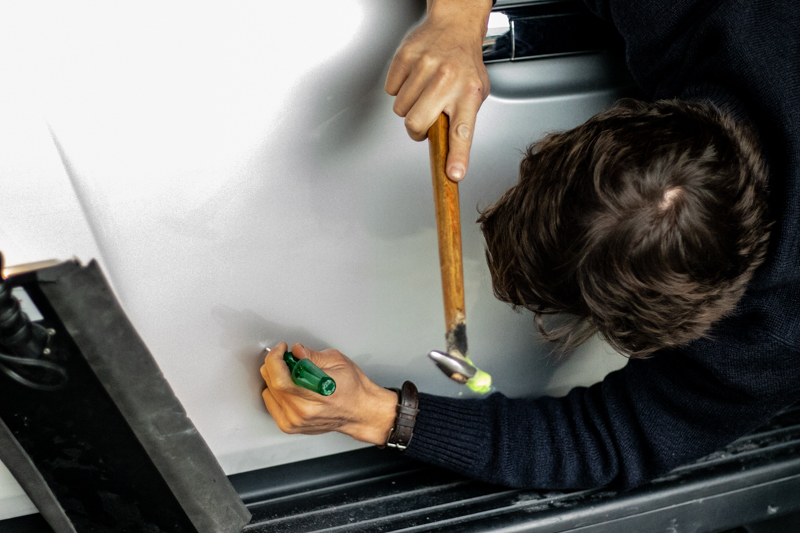 Paintless Dent Repair Process 03