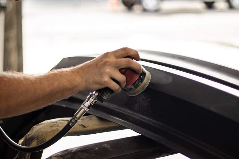 Spot Repair Prep Work - Sanding