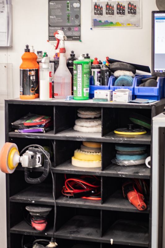 Vehicle Polishing - Product Shelf